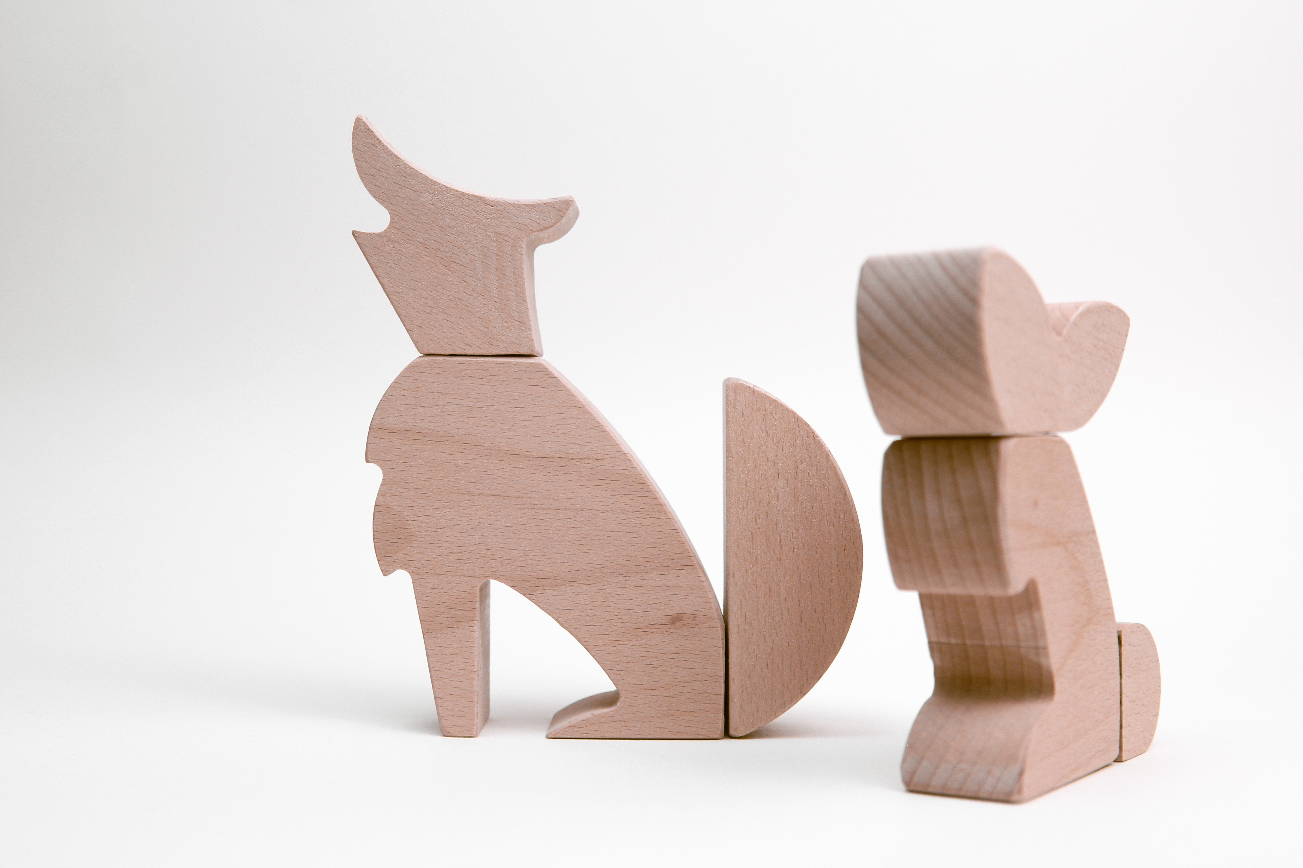 Woodland animals - Wolf and Rabbit