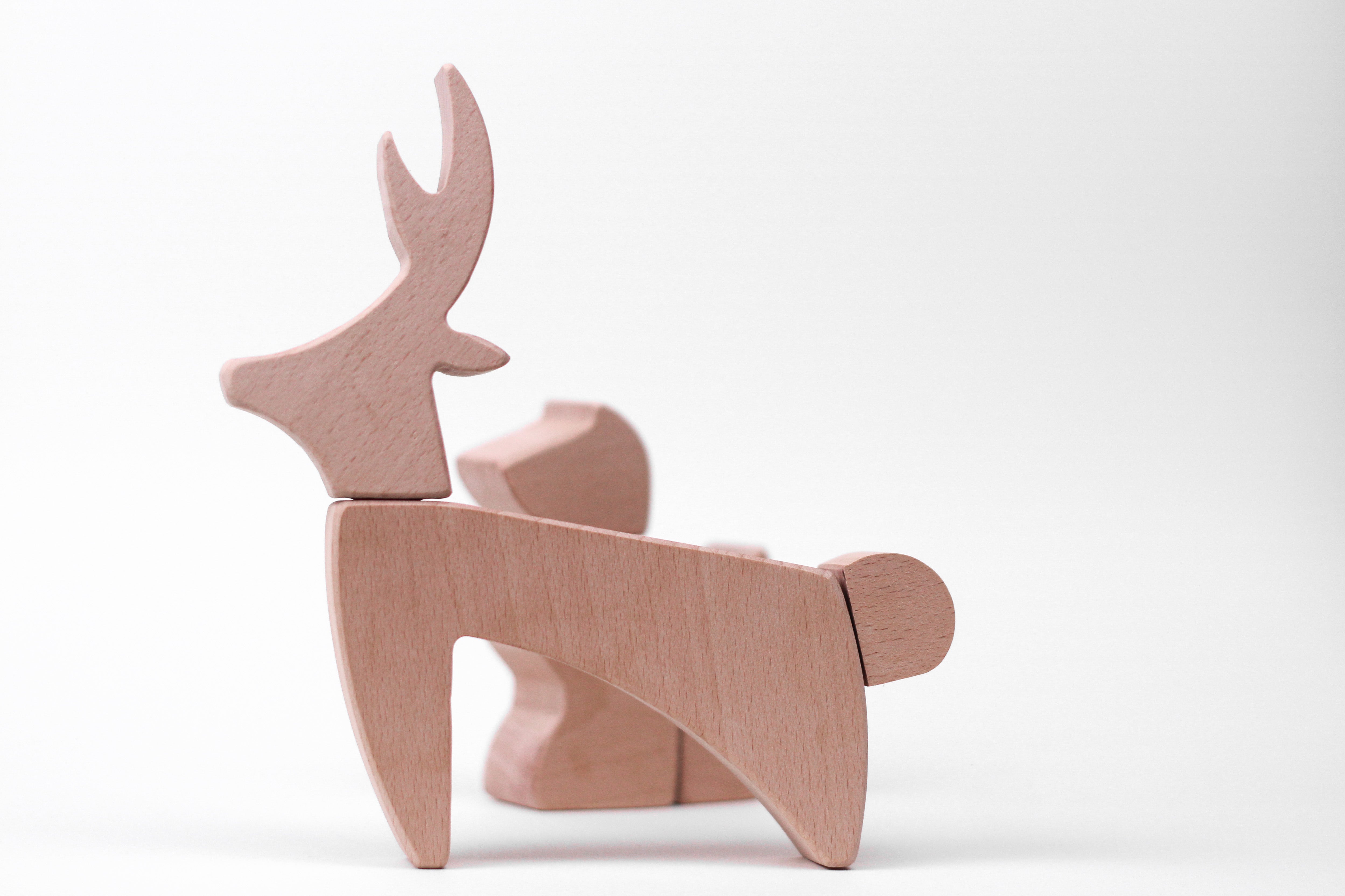 Mountain animals - Deer and marmot