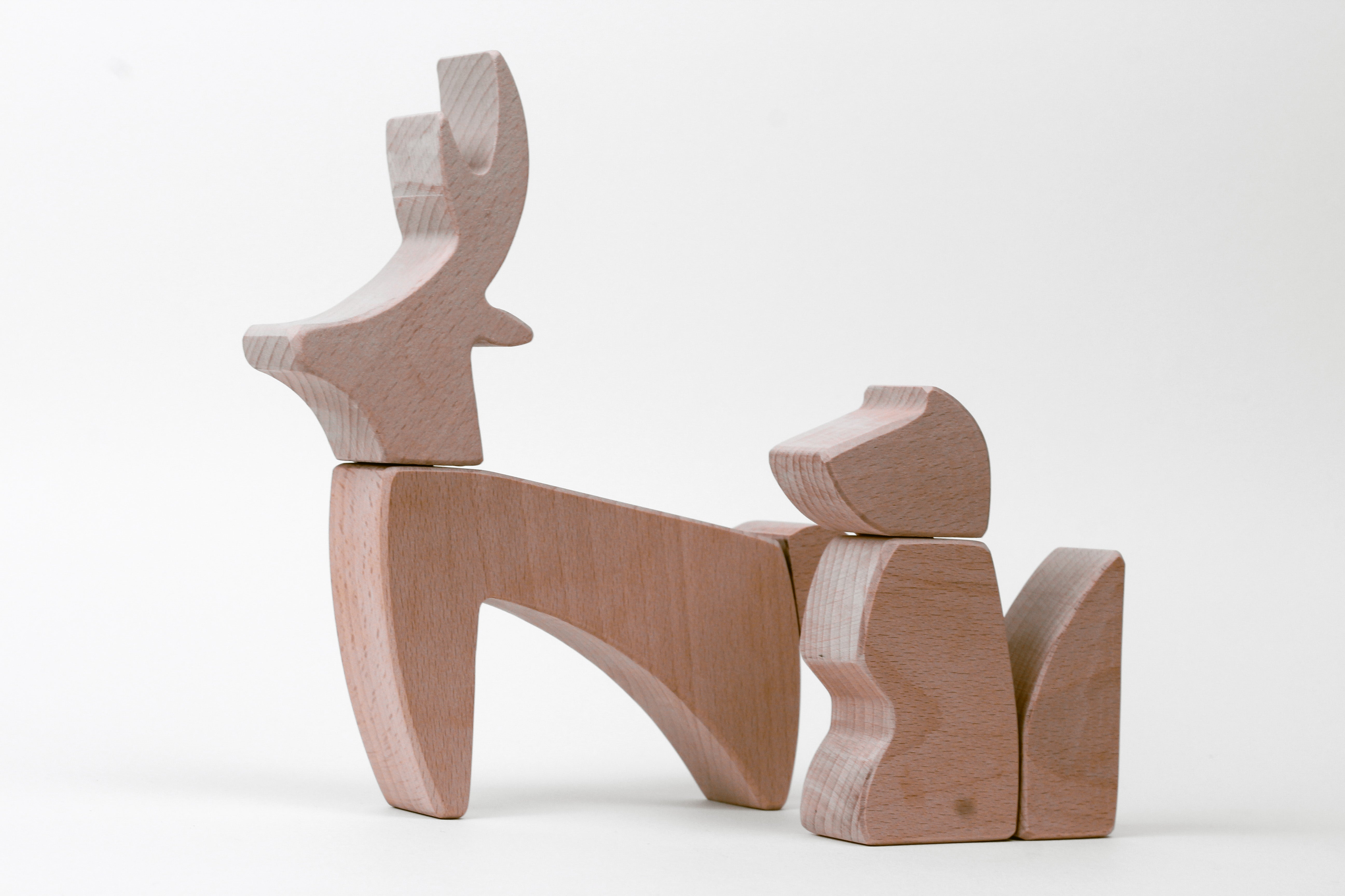 Mountain animals - Deer and marmot