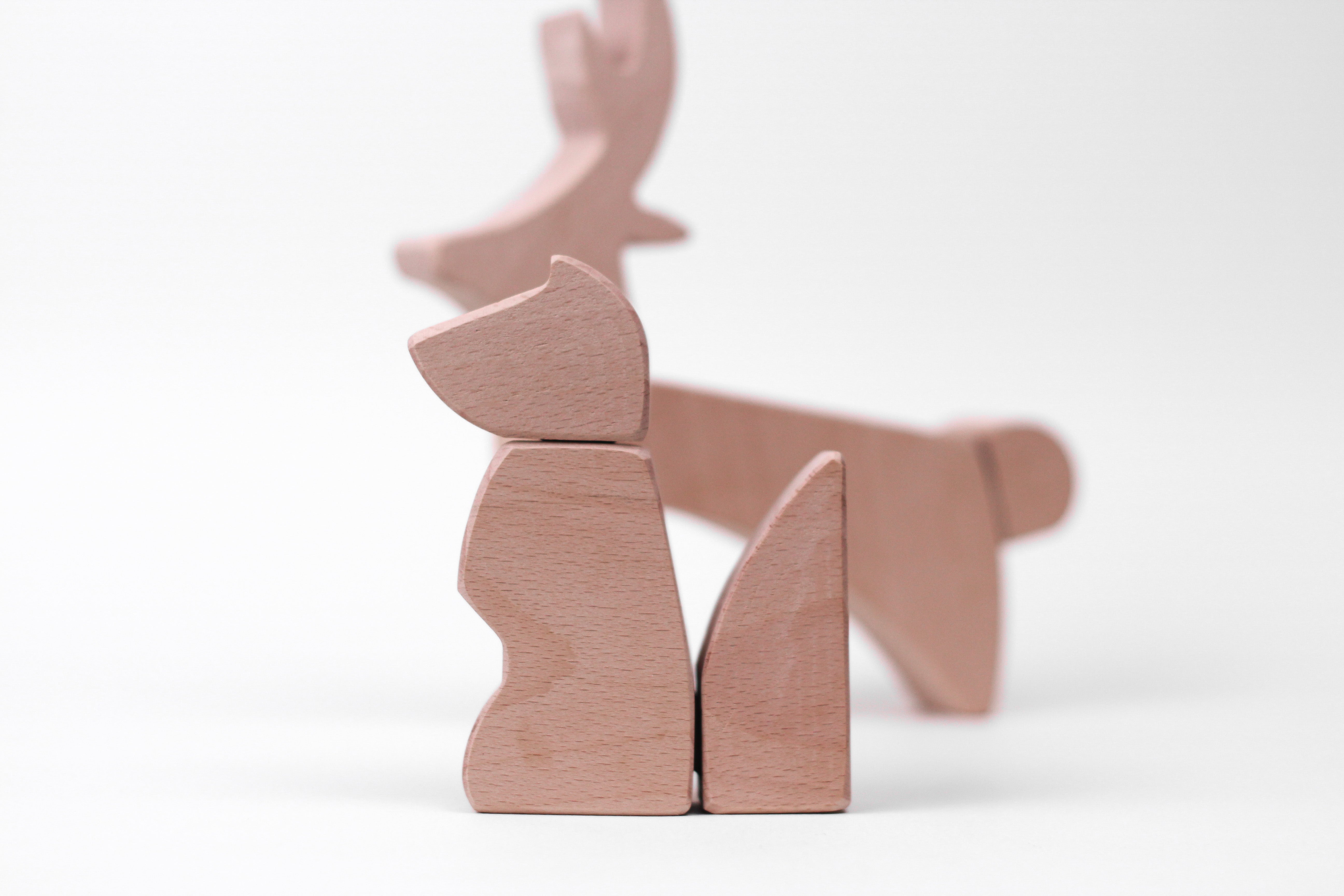 Mountain animals - Deer and marmot